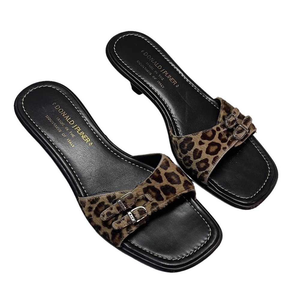 Donald J Pliner Leopard print sandals